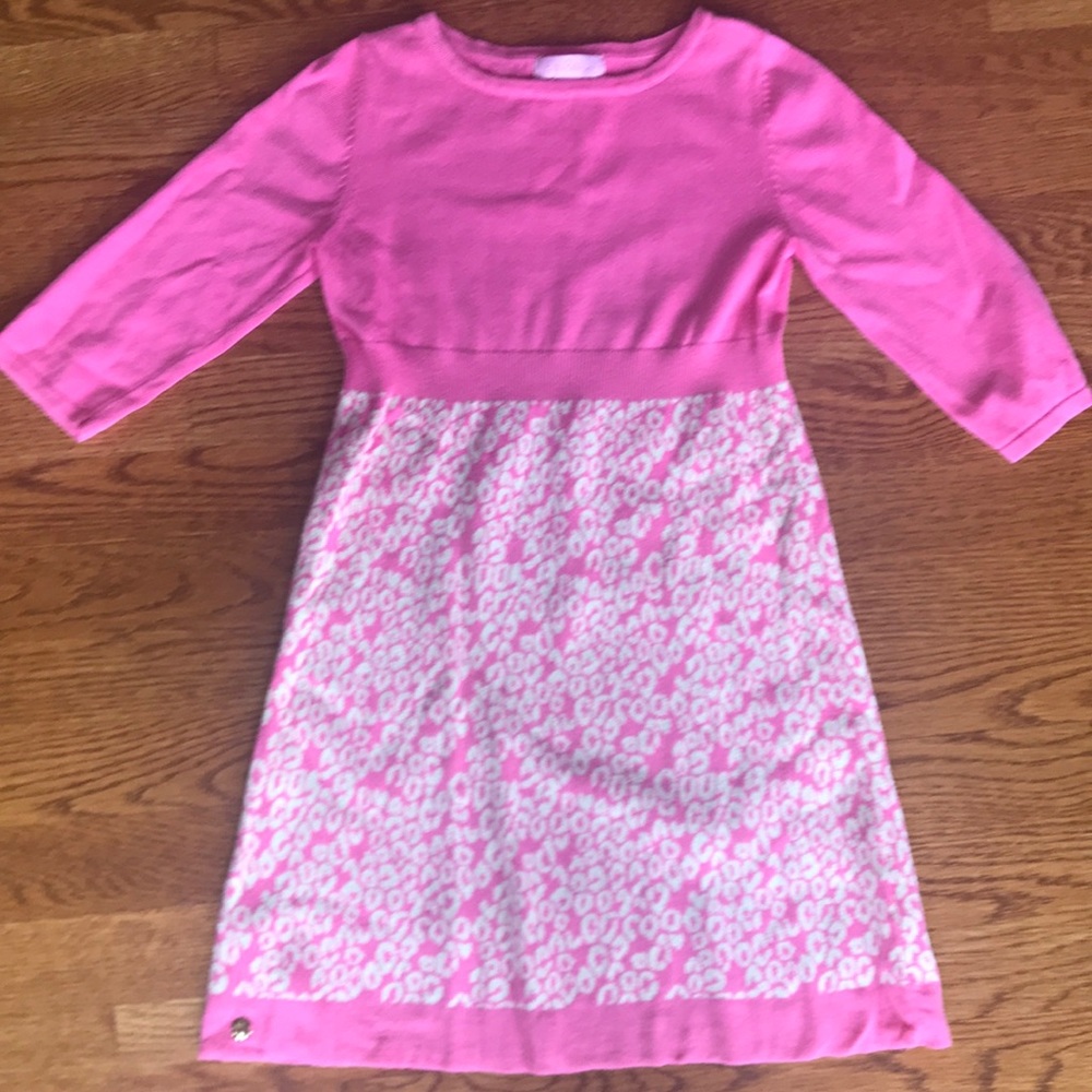 Lilly Pulitzer girls pink dress L (8/10)